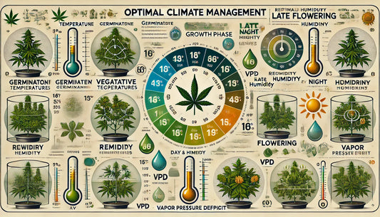 Optimales Klima-Management für Cannabis – Temperatur, Luftfeuchtigkeit und VPD verstehen